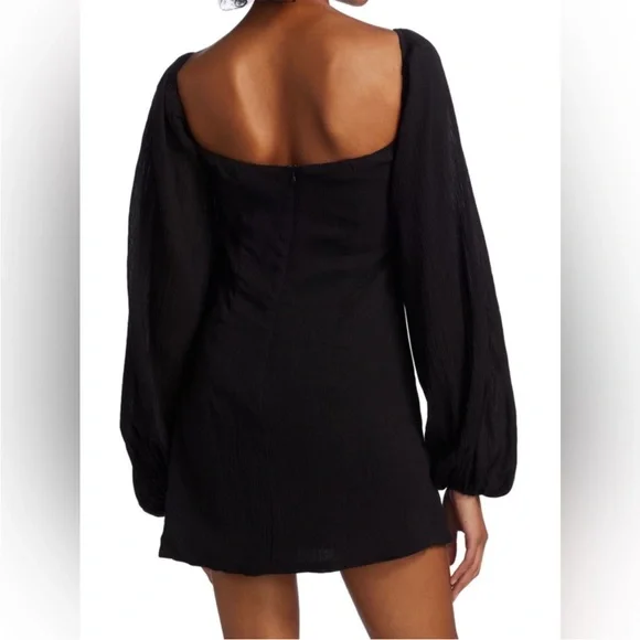 Rumer the label Camille minidress in black NWT - Picture 4 of 5